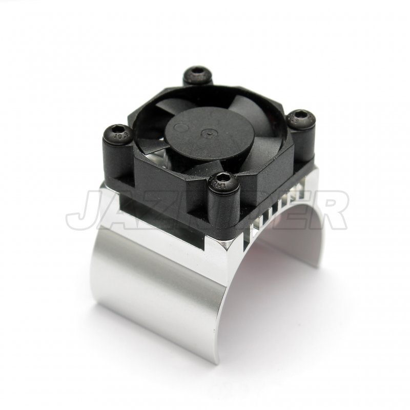 Jazrider Aluminium 540 Motor Heat Sink (Silver) w/Cooling Fan