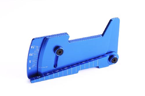 Alloy Camber Gauge - Blue