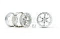 alt="Aluminum 1.9\'\' Beadlock 6 Spokes Wheels (TYPE D) - Silver" title="Aluminum 1.9\'\' Beadlock 6 Spokes Wheels (TYPE D) - Silver"