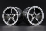 Aluminum 2.2'' 5-Spokes Wheels Set - Gunmetal