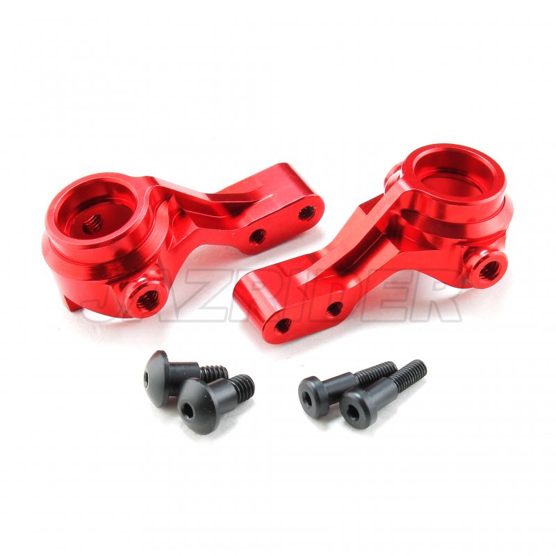 Tamiya CC-02 Chassis Aluminum Front Knuckle Arms (Red)