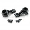 Tamiya CC-02 Chassis Aluminum Front Knuckle Arms (Black)