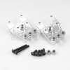 Tamiya CC-02 Chassis Aluminum Front/Rear Shock Tower (Silver)
