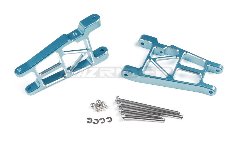 Tamiya Hotshot, Hotshot II/2, Super Hotshot, Boomerang 4WD Aluminum Rear Lower Suspension Arms (Blue)