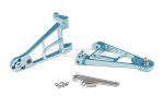 Tamiya Hotshot, Hotshot II/2, Boomerang 4WD Aluminum Front Lower Suspension Arms (Blue)