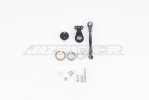 Jazrider Tamiya GF-01 Chasis Aluminium Hi-torque Servo Saver 25T w/Aluminium Tie Rod Set (Black)