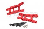 Tamiya Thunder shot/ Thunder Dragon/ Fire Dragon/ Terra Scorcher Aluminum Front/Rear Lower Suspension Arms (2pcs,Red)