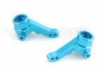 Tamiya 58636 TA07 (9008168) Aluminum Front Upright Knuckle Arms (Blue)