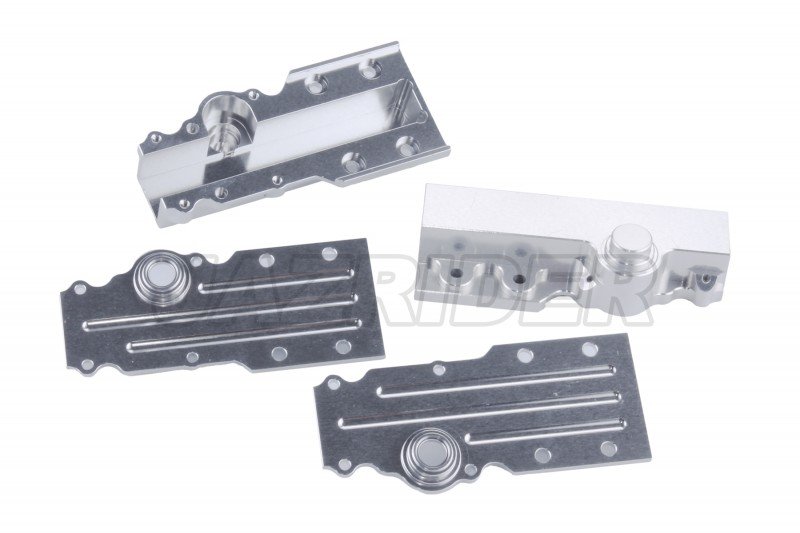 Tamiya Tractor Trucks 56505 - Silver Aluminum Support Legs Case