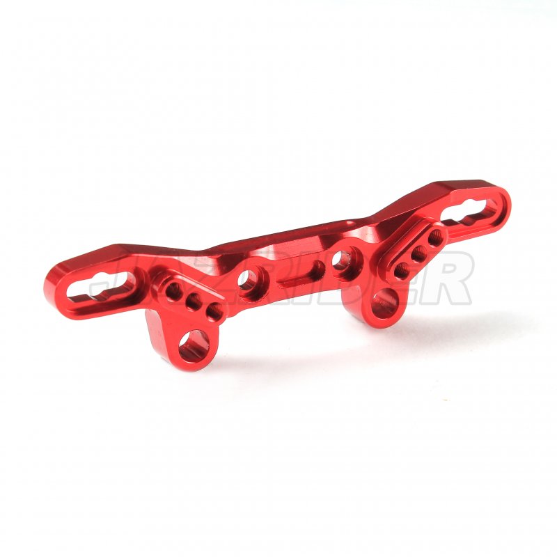 Tamiya TT-02 Aluminum Front/Rear Shock Tower Damper Stay (Red)