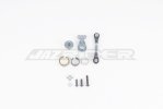 Jazrider Tamiya TT-02/TT-02B Chasis Aluminium Hi-torque Servo Saver 25T w/Aluminium Tie Rod Set (Gun Metal)