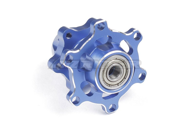 Team Losi Promoto-MX Motorcycle Aluminum Front Wheel Hub Hex (Blue)