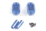 Team Losi Promoto-MX Motorcycle Aluminum Foot Pegs (Blue)