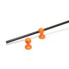 K&S ANTENNA TUBE WITH ORANGE HOLDERS D=3.5MM L=60CM #5761