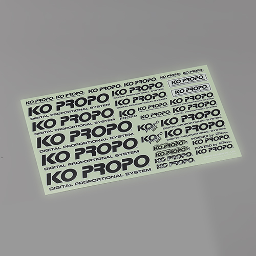 KO Propo 79060 - KO Decal TypeA Black