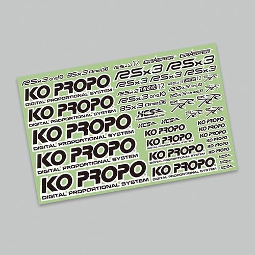 KO Propo 79067 - KO Decal Black - RSx3/BSx3