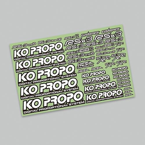 KO Propo 79068 - KO Decal White - RSx3/BSx3
