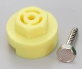 KO Propo 16095 - TAMIYA Wheel Adapter Yellow