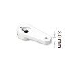 KO Propo 36022 - Aluminum Clamp Servo Horn (Silver / 3mm)