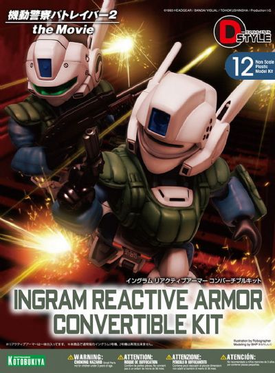 Kotobukiya KP-188 D-Style 12 Ingram Reactive Armor Convertible Kit