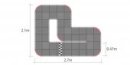 Kyosho 87033 - Mini-Z GrandPrix Circuit 30 Short(48pcs)