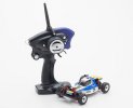 Kyosho 32082BW - Mini-Z Buggy MB-010S Optima Blue/White RS Ready Set with KT-432PT Transmitter