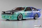 Kyosho MZP410FA - Auto Scale Collection - 1/28 Scale Mini-Z Min Z AWD MA-010 Toyota AE 86 No.86 Falken