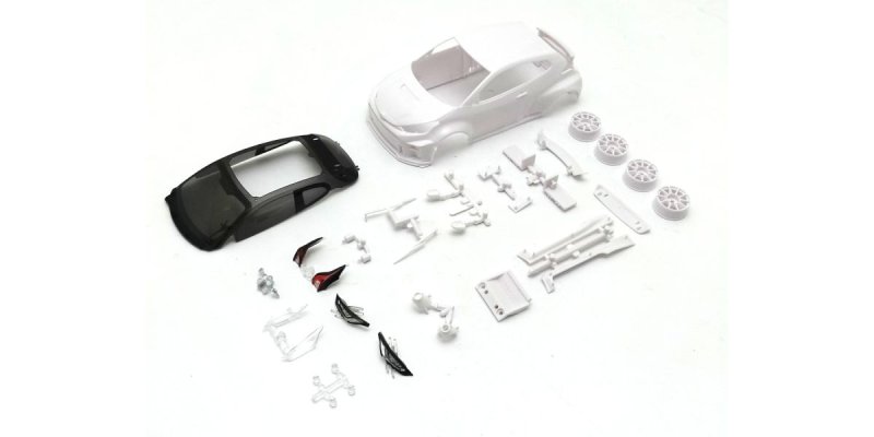 Kyosho MZN218 - Toyota GRMN YARIS CIRCUIT PACKAGE White Body set