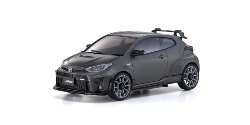 Kyosho MZP470GM - ASC MA020 Toyota GRMN YARIS CIRCUIT PACKAGE Gun Metallic Mini-Z Body Set