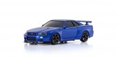 Kyosho MZP460MB - ASC MA-020S NISSAN SKYLINE GT-R R34 V.specIINur Metallic Blue