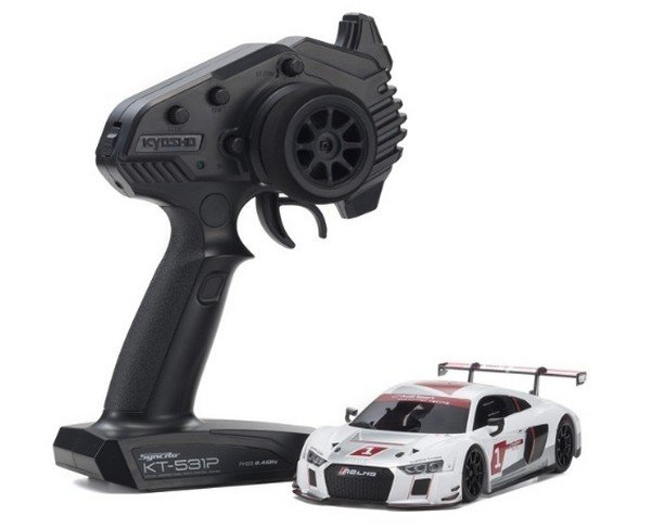 Kyosho 32323AS - Audi R8 LMS 2015 White MR-03 RWD R/S Readyset