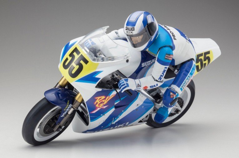 Kyosho 34931 - 1/8 S.R.T. SUZUKI RGV- 1992 Kit EP Motorcycles Hanging On Racer