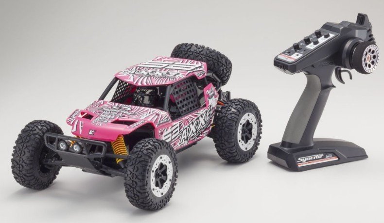 Kyosho 34401T5 - 1/10 Axxe Type 5 Pink with KT-231P EP 2WD Buggy Car EZ-B R/S Readyset