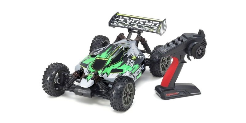 Kyosho 34108T1 - 1:8 Scale Radio Controlled Brushless Motor Powered 4WD Racing Buggy INFERNO NEO 3.0 VE Color type 1 Green w/KT-231P+