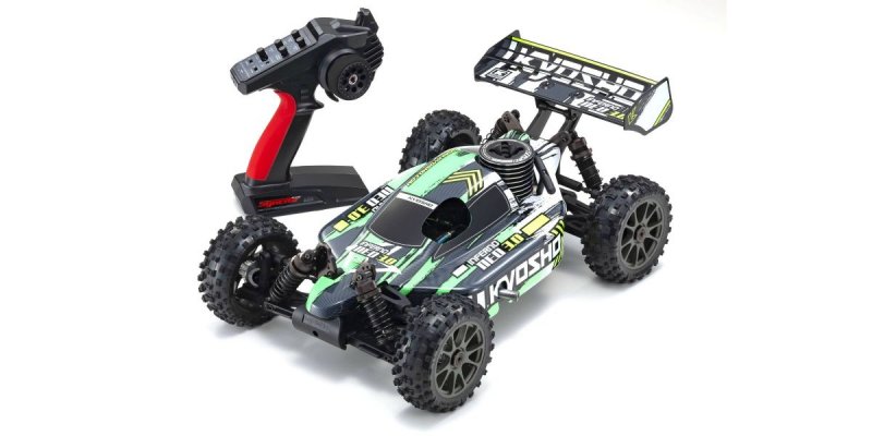 Kyosho 33012T4 - 1:8 Scale Radio Controlled GP Powered Racing Buggy readyset INFERNO NEO 3.0 Color type 4 Green