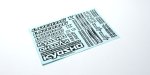 Kyosho LAD02 - Decal (LAZER ZX6)