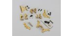 Kyosho MBW2013AG - Aluminum Hard Parts Set(Gold/for MB-010)