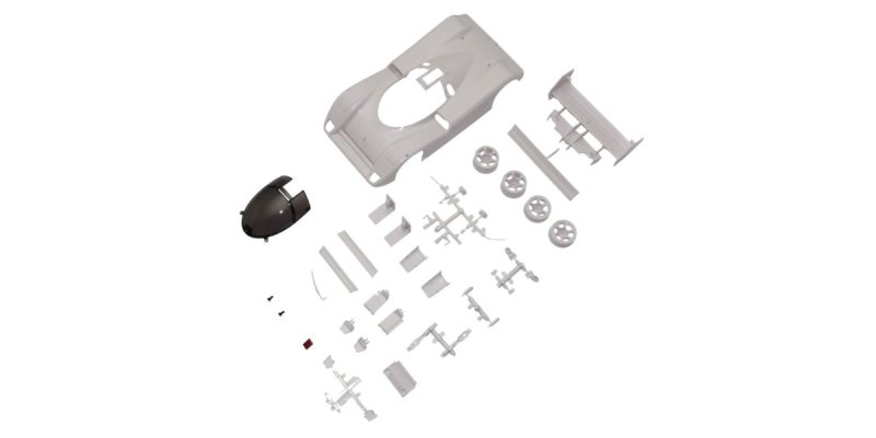 Kyosho MZN239 - JAGUAR XJR-14 White Body set (w/rims)