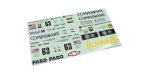 Kyosho IGB152-1 - Sponsor Decal(CHEVROLET CORVETTE C6-R 20
