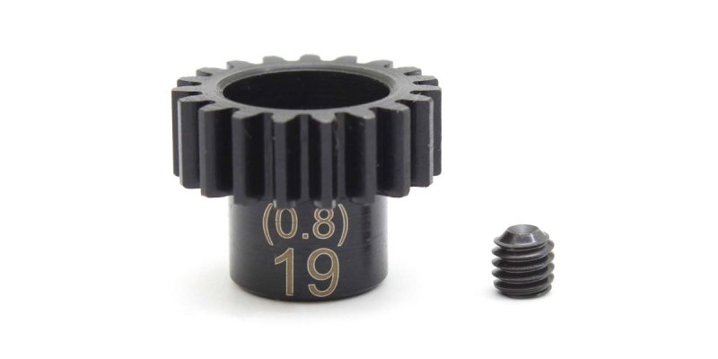 Kyosho PNGS0819 - Steel Pinion Gear (19T/0.8M/?5.0)