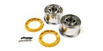 Kyosho MAH401SMY - Wheel(Silver Platige/Yellow/2pcs/MAD FOR