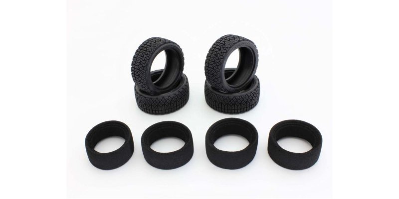 Kyosho JK3201SS - 1/10 Rally AVANTGARDE Tire w/insert(4pcs)