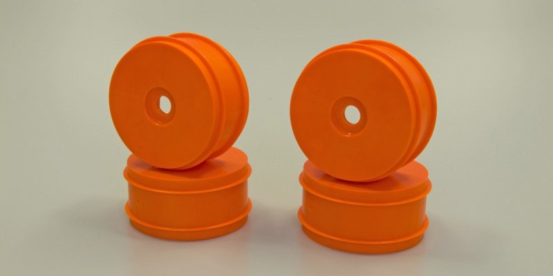 Kyosho IFH004KO - Dish Wheel (4pcs/F-Orange/MP9)