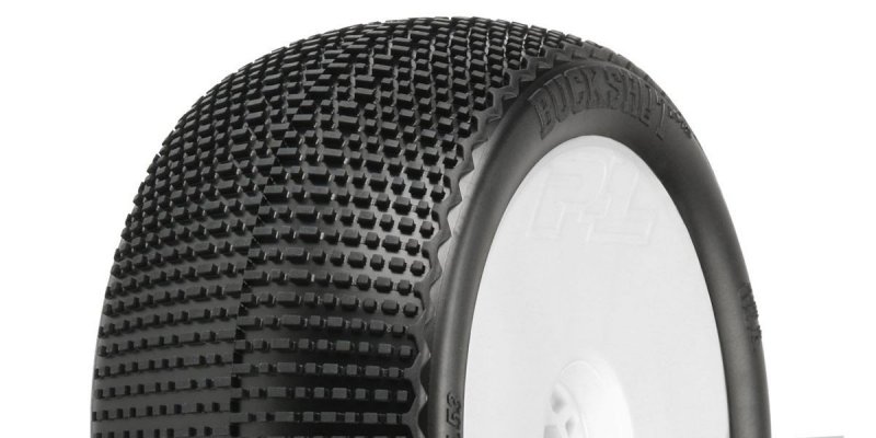 Kyosho PL-9063-233 - BuckShot4.0\\\"S3 1:8TruckTires/WhiteWheel