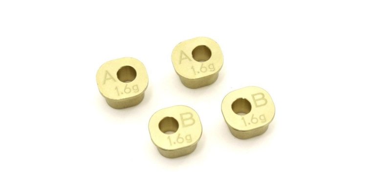 Kyosho IFW606 - Brass Rear Hub Carrier Bush Set(MP10)