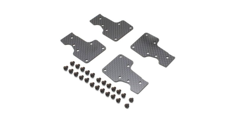 Kyosho IFW706 - Carbon Rear Lower Sus. Plate Set(MP11)