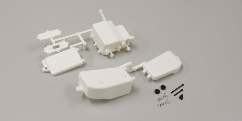 Kyosho IFF001W - Battery&Receiver Box Set(White/MP9)