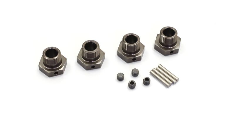 Kyosho IFW107GM - Wheel Hub (Gunmetal/4pcs)