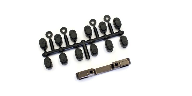 Kyosho LAW36GM - Al Rear Suspension Holder (RF/Gunmetal/ZX-5)