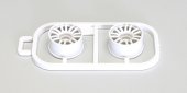 Kyosho MZH131W-W0 - Multi Wheel II W/Offset 0(White/RE30/2pc